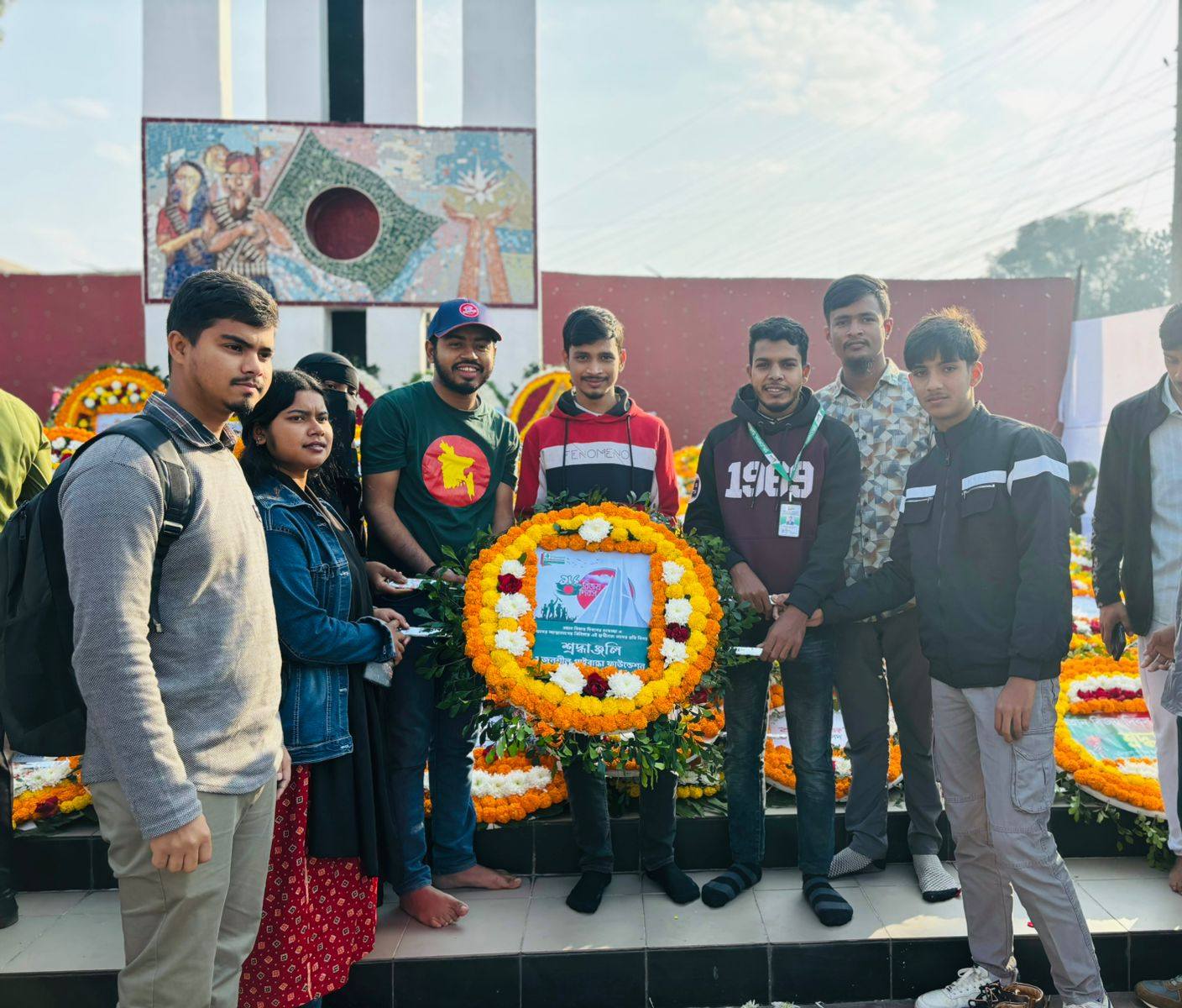 Tribute by Srijonshil Gaibandha on the Great Victory Day in Gaibandha - Image 4