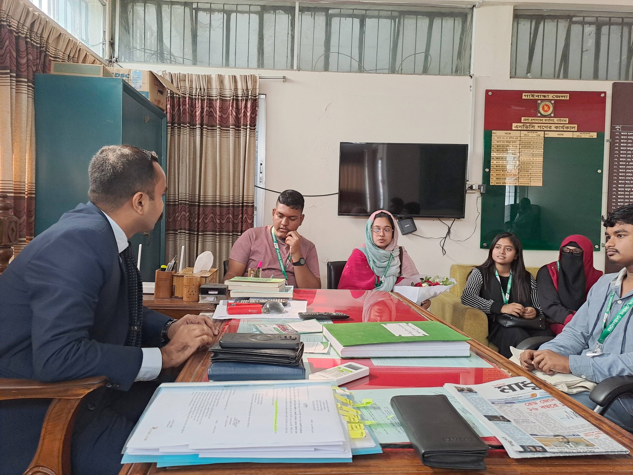 Courtesy Meeting Between Srijonshil Gaibandha and the Assistant Commissioner & Executive Magistrate