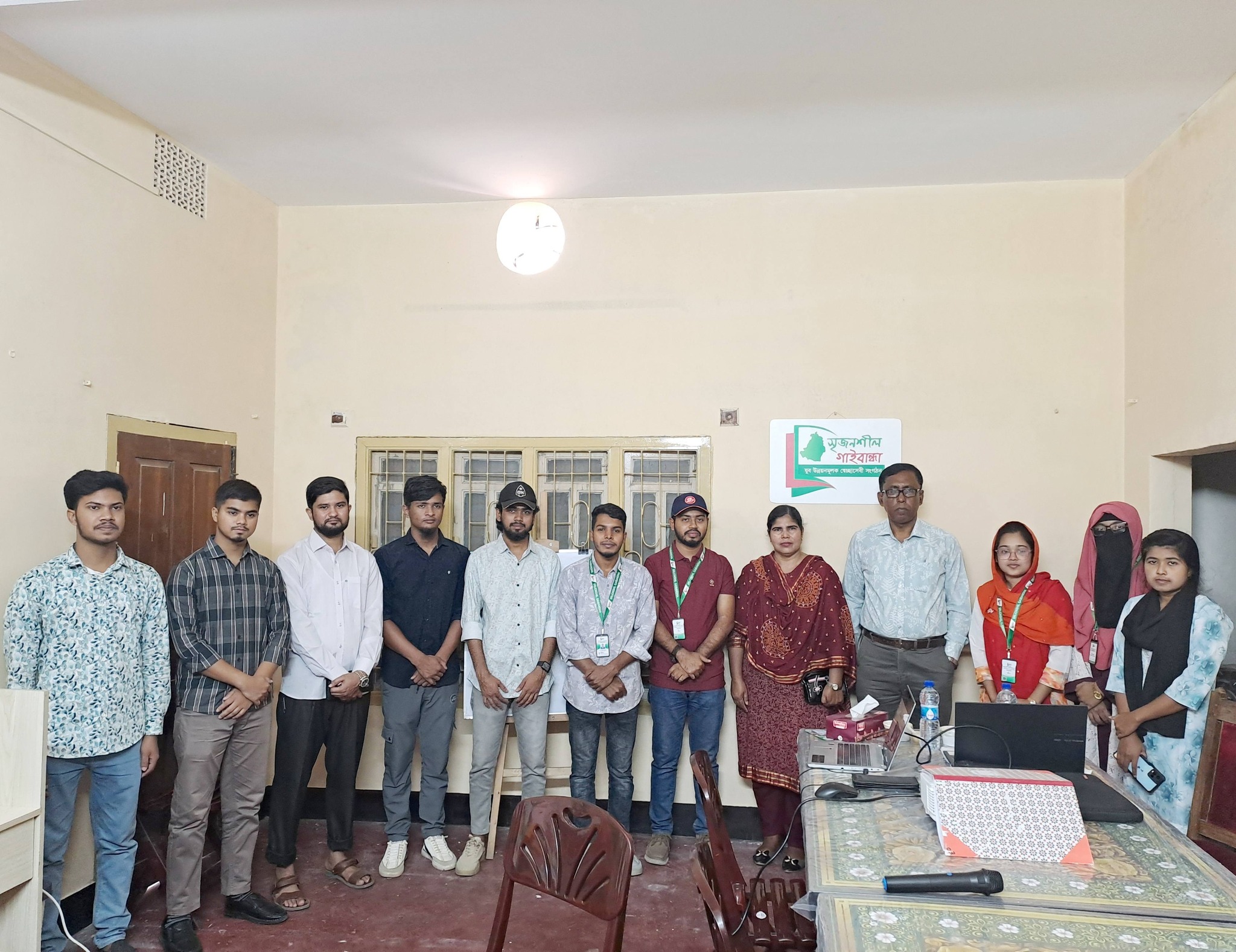 Office Visit and Distribution of Office Equipment at Srijonshil Gaibandha Completed