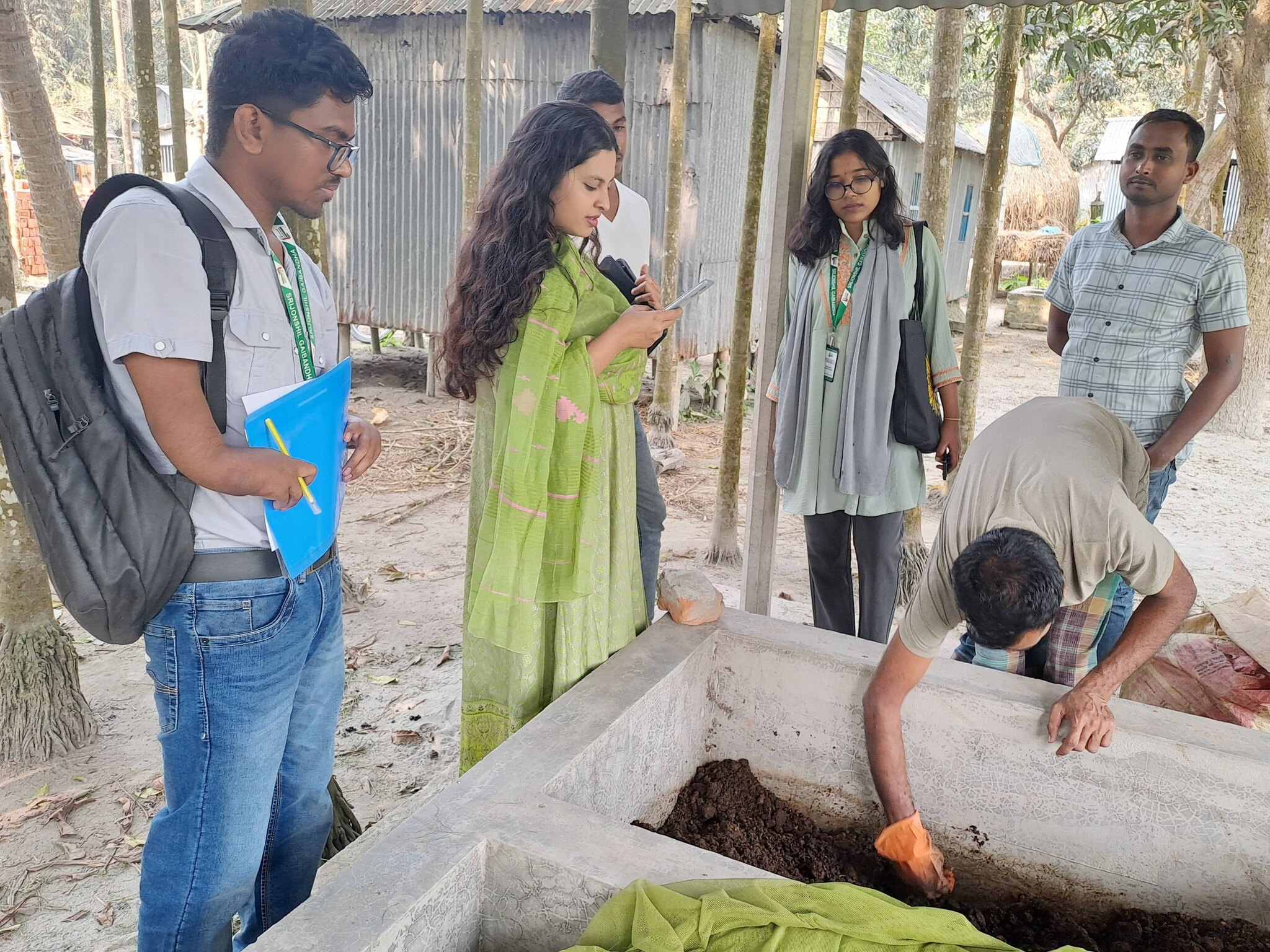 National Volunteer of VSO Bangladesh Visits Gaibandha EcoCycle Project - Image 3