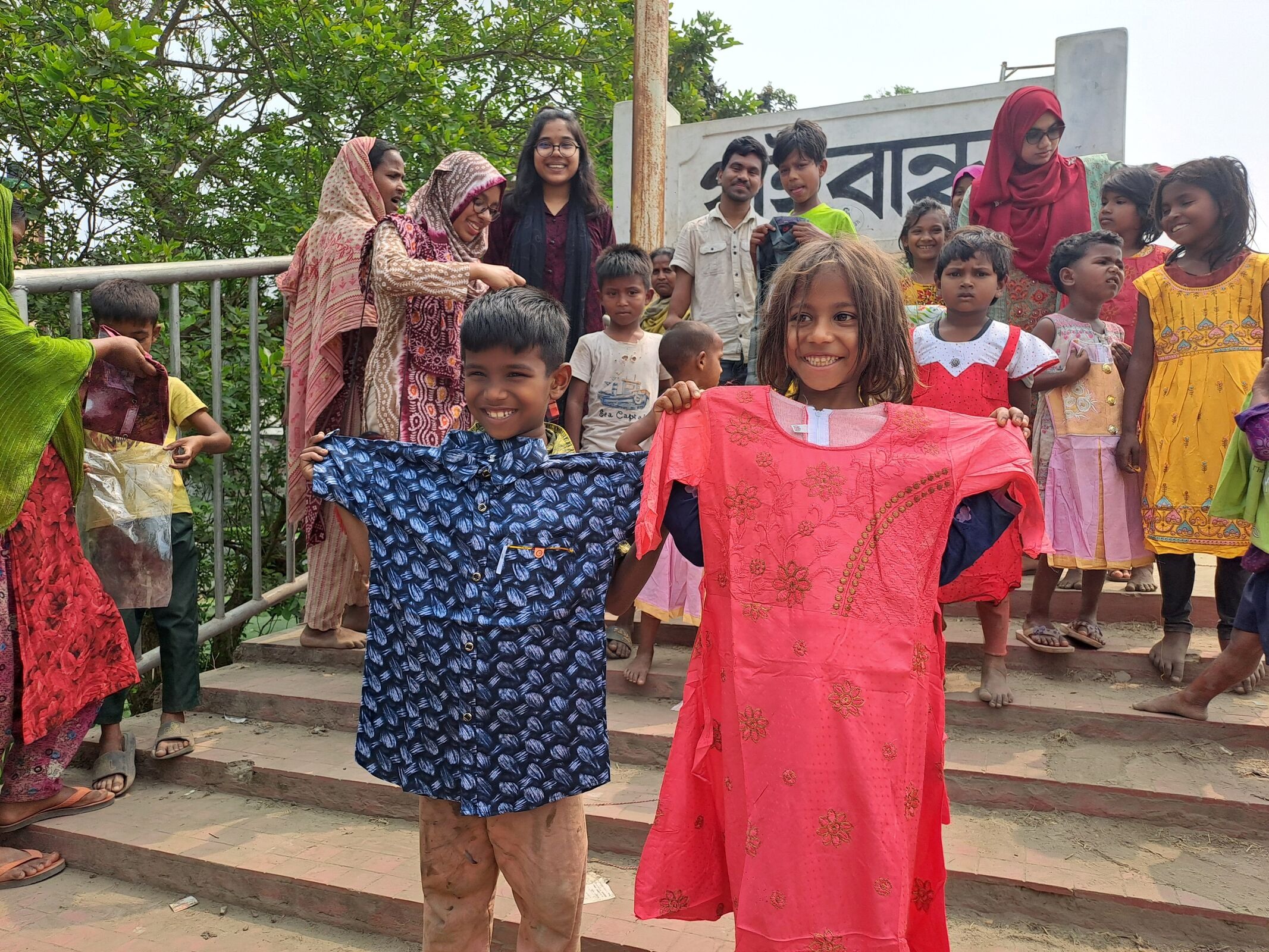 Colorful Clothes and Eid Food Items Distributed Among Underprivileged Children in Gaibandha