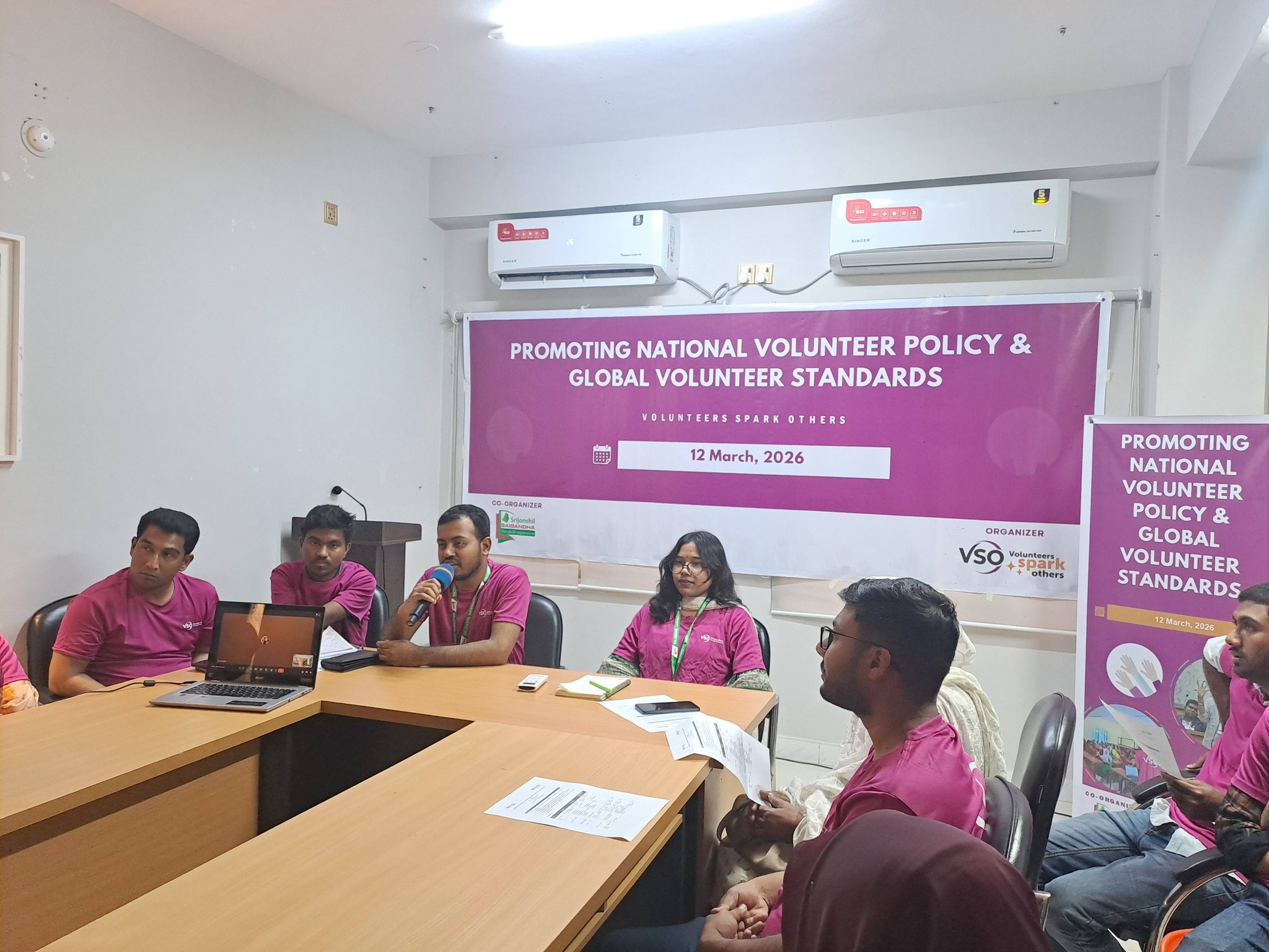“Engaging Local CSGs for Volunteerism & Global Volunteer Standards (GVS)” Session Held in Gaibandha
