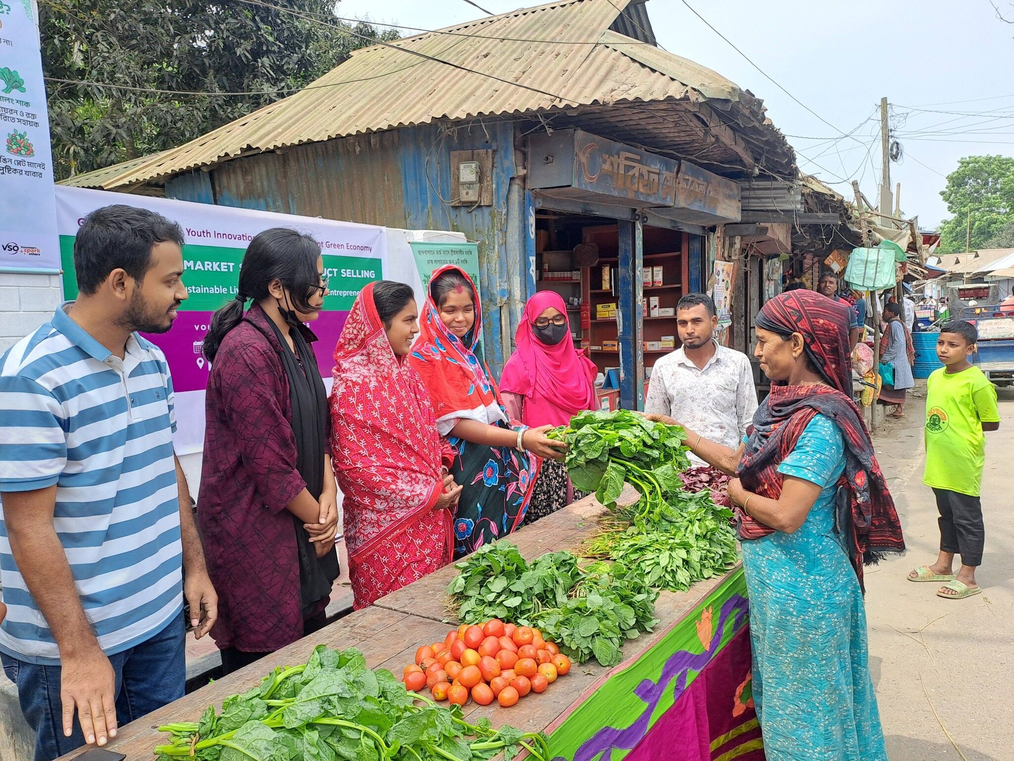 Green Products Market Organized by Youth in Gaibandha
