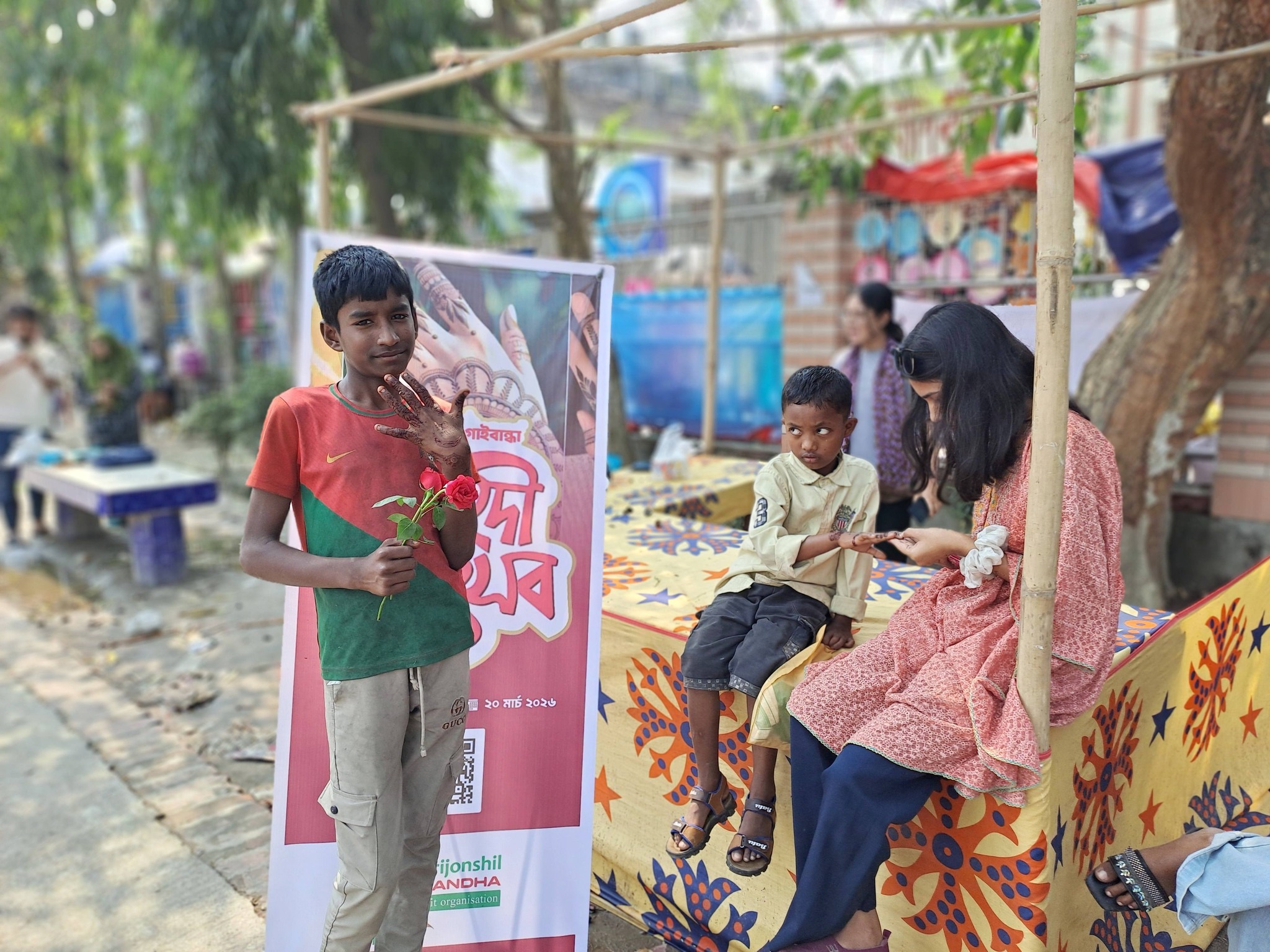 Mehendi Festival Held by Srijonshil Gaibandha - Image 2