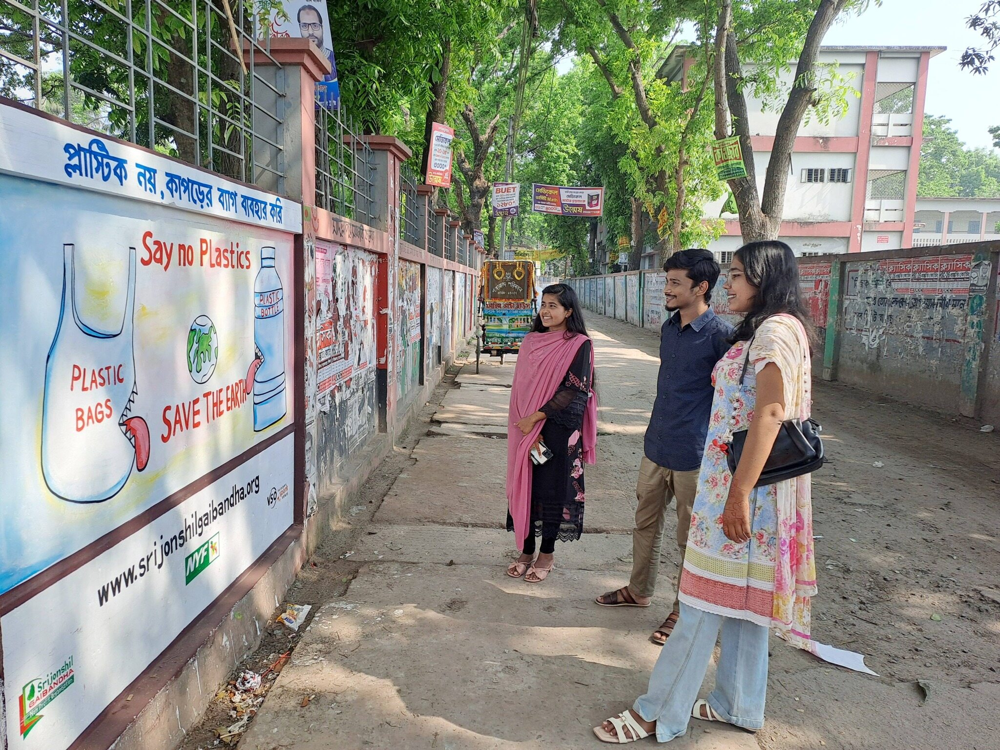 Climate Art Mural Activity Held in Gaibandha - Image 7