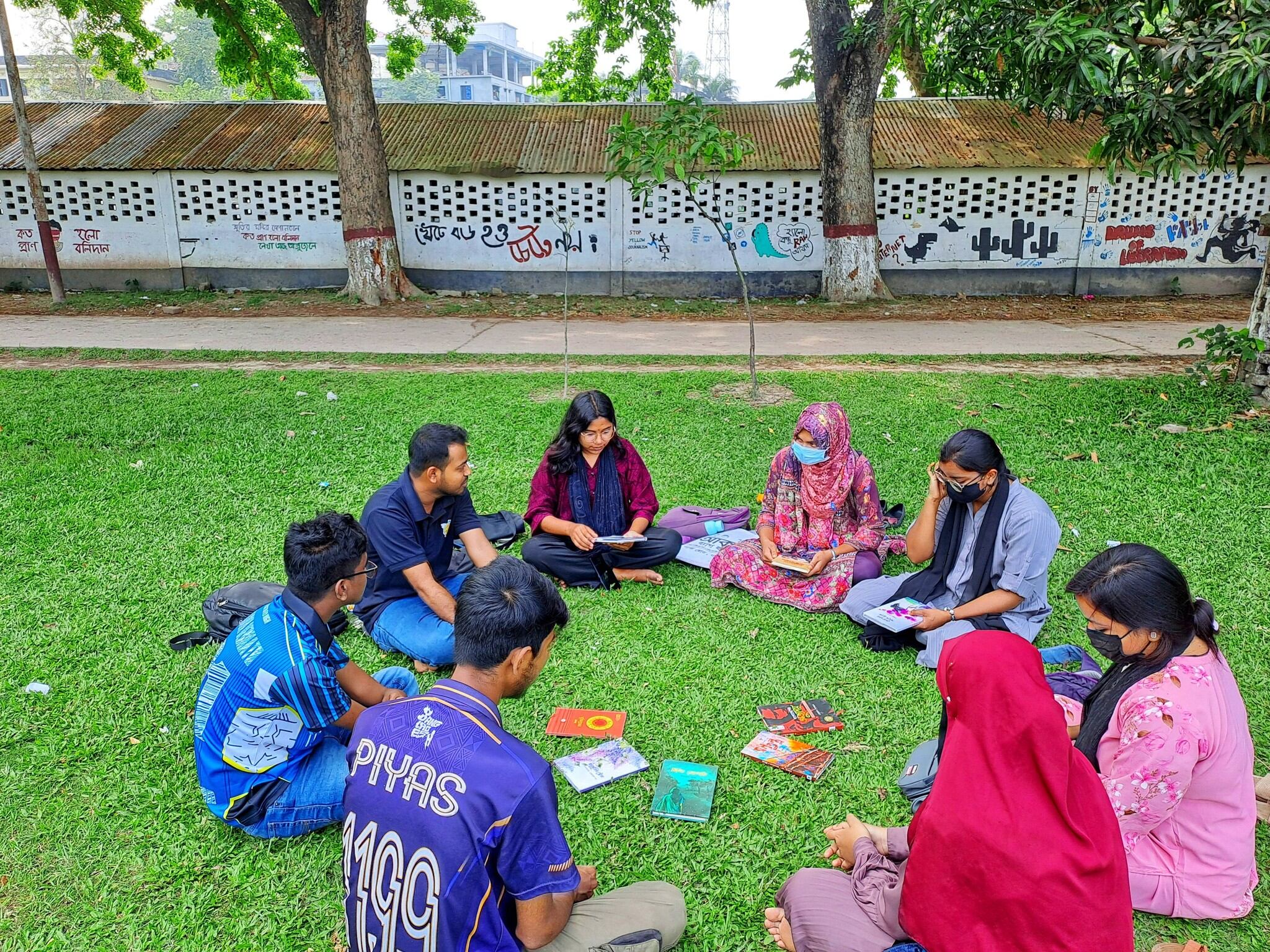 Launch of College-Based Reading Circle and Book Discussion on the 7th Anniversary of Srijonshil Gaibandha - Image 2